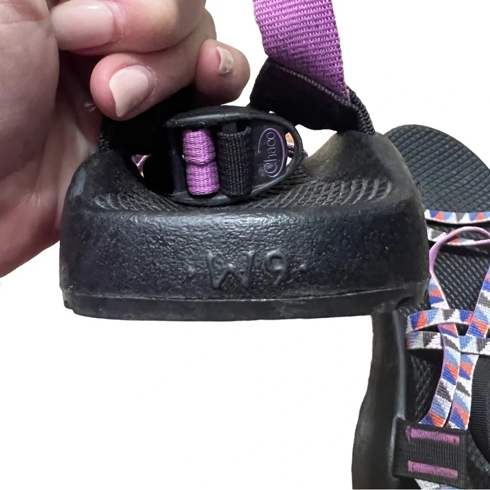 CHACO ZX/2 Classic Double Strap Toe Loop in Camper Purple Outdoor Sandals Size 9